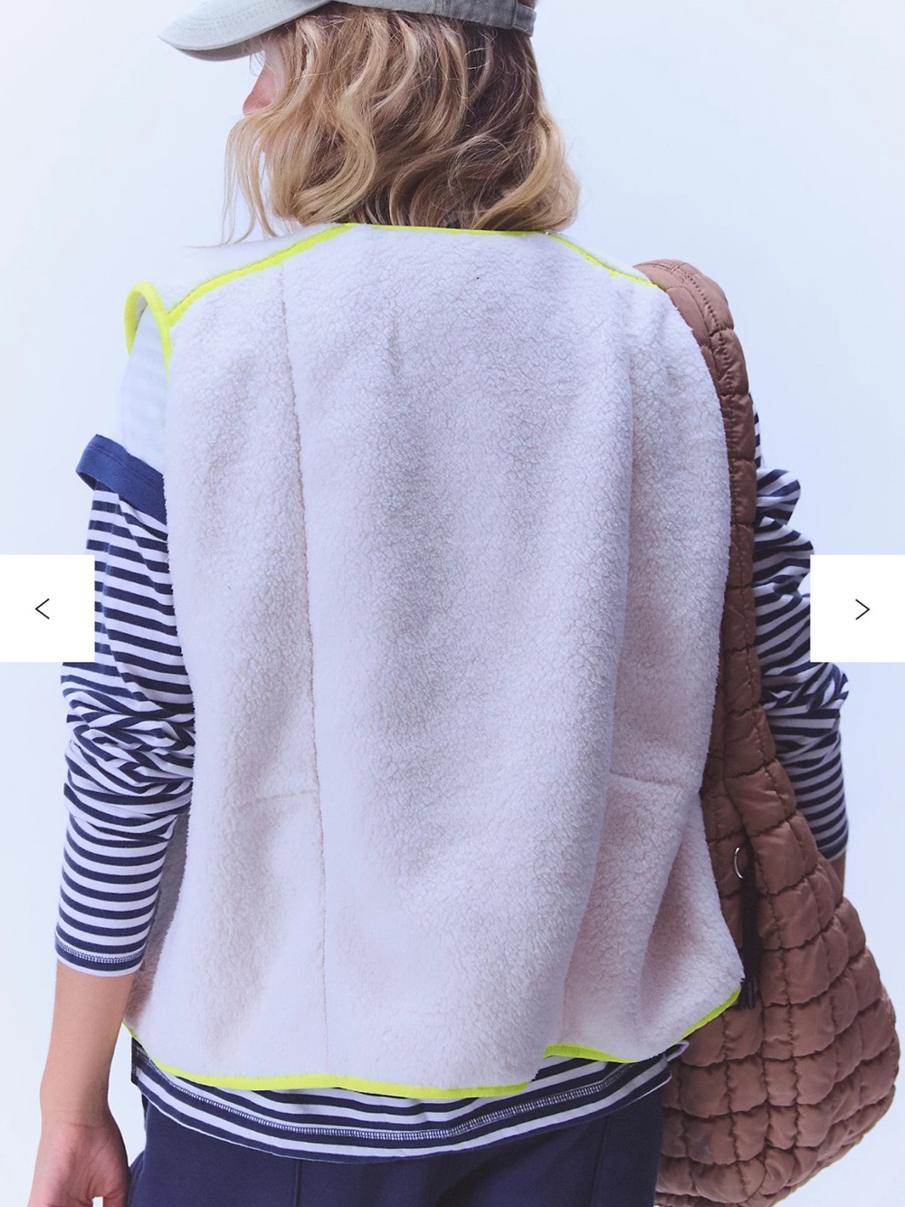 FP Movement by Free People Keep It Cozy Fleece Vest NWT - Picture 3 of 14